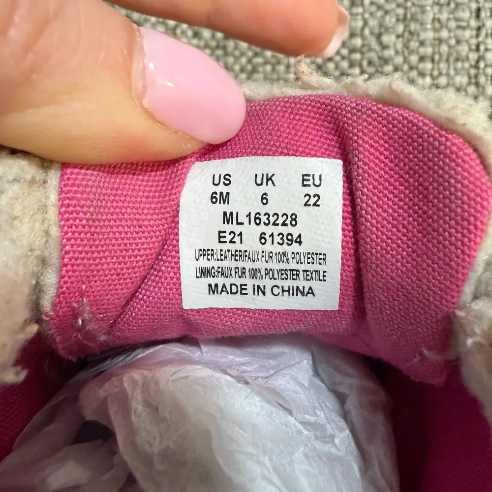 Merrell Kids Bare Steps Cocoa Boots Chestnut Pink Suede Toddler Shoes 6M